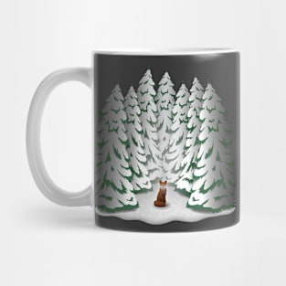 Red Fox Forest Mug